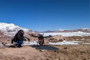 Drone calibrator prototype, Chile